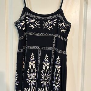 Gorgeous needed and embroidered A-line dress